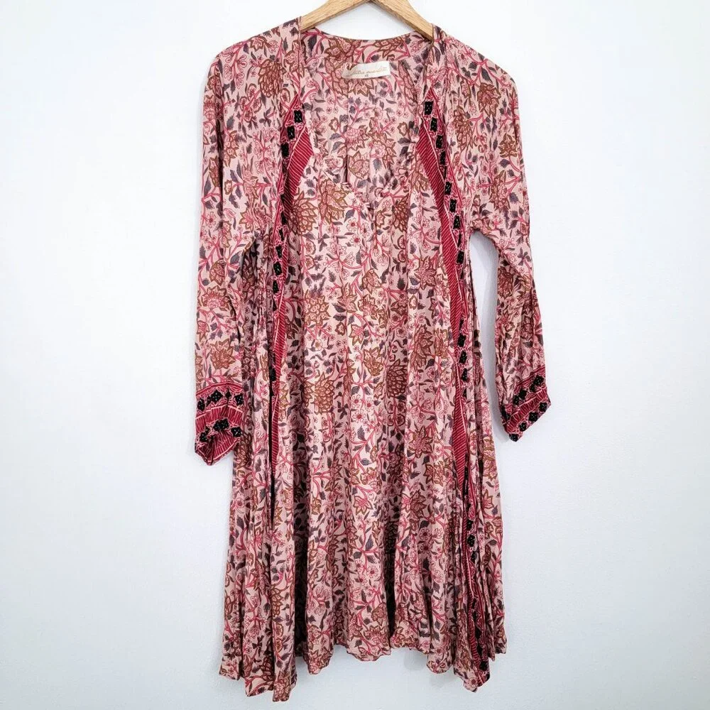 Natalie Martin Fiore Short Dress in Pink Dahlia XS - Picture 2 of 8